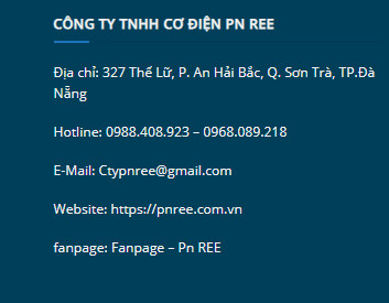 công ty tnhh cơ điện PN REE