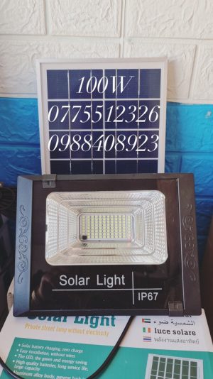 ĐÈN NĂNG LƯỢNG MẶT TRỜI 100W