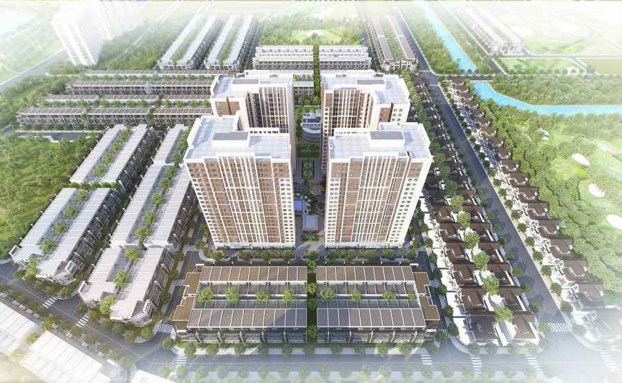 dự án chung cư nhà ở xã hội thuộc Khu đô thị xanh Bàu Tràm Lakeside